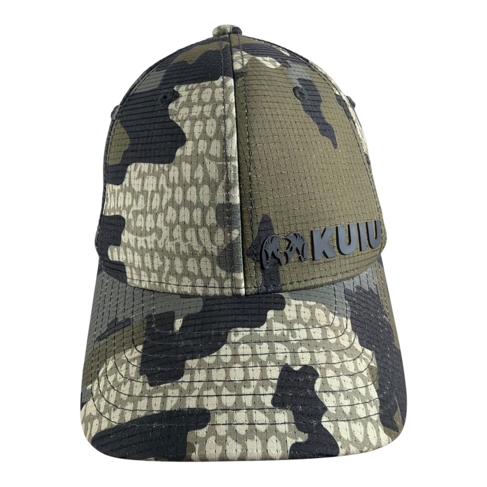 KUIU Camo Hat Kids Youth Green Camouflage Flexfit Hunting Baseball Cap